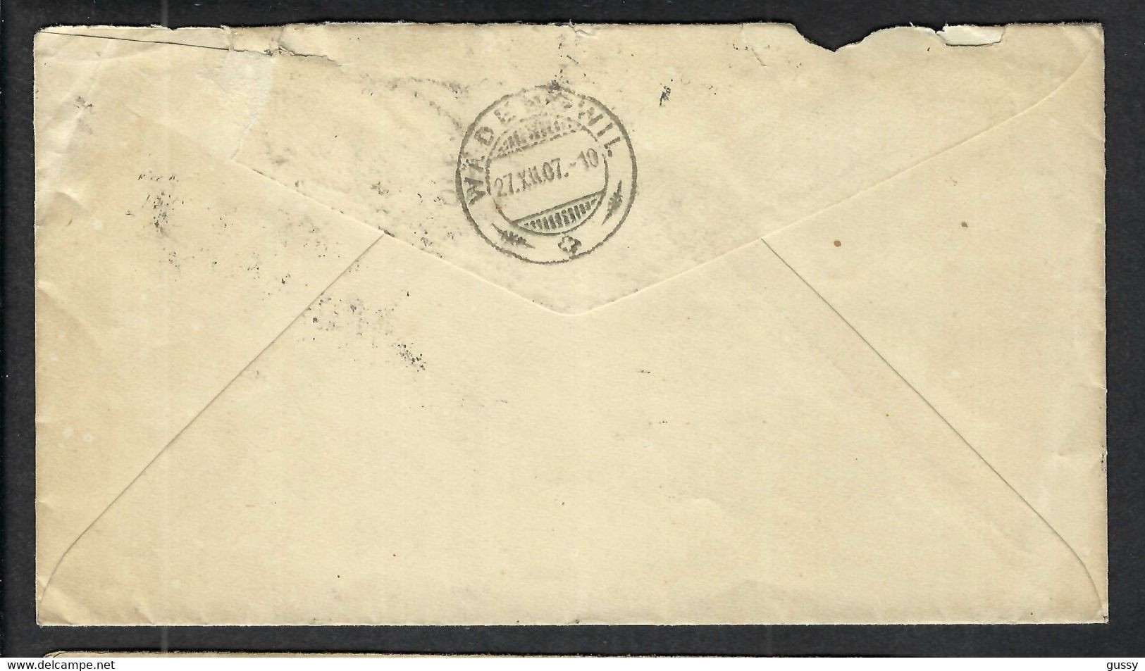 ETATS-UNIS 1907: LSC Entier De 2c De Toledo (Ohio) Pour Wädenswil (ZH, Suisse), TP D'affr. Compl. De 3c Absent - 1901-20