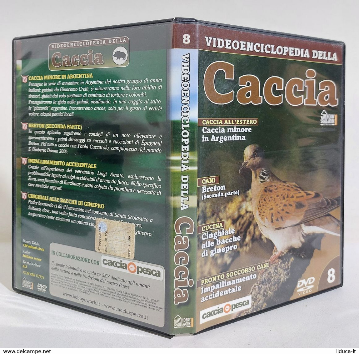 I119992 DVD - Video Enciclopedia Della Caccia Nr 8 - Cinghiale, Breton - Sport