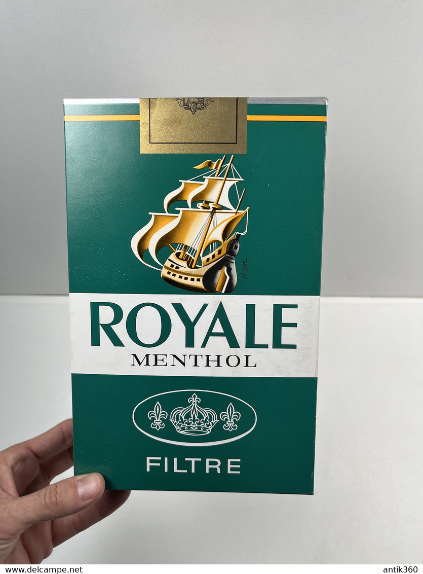 Rare Factice Publicitaire De Paquet De Cigarette ROYALE MENTHOL Filtre SEITA Régie Française - Advertising Items