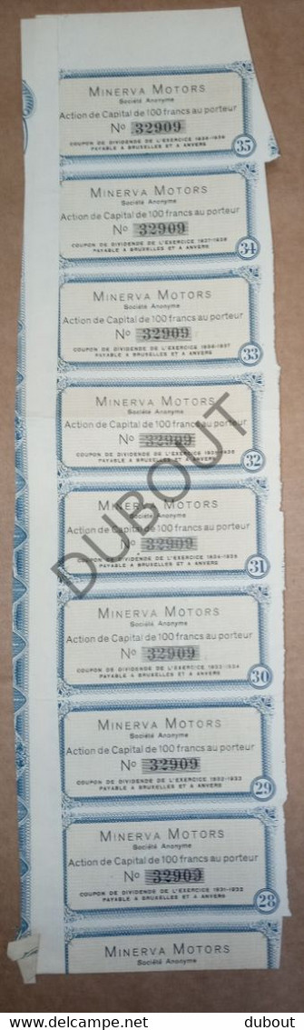 Minerva Motors Aandelen - (V1738) - M - O