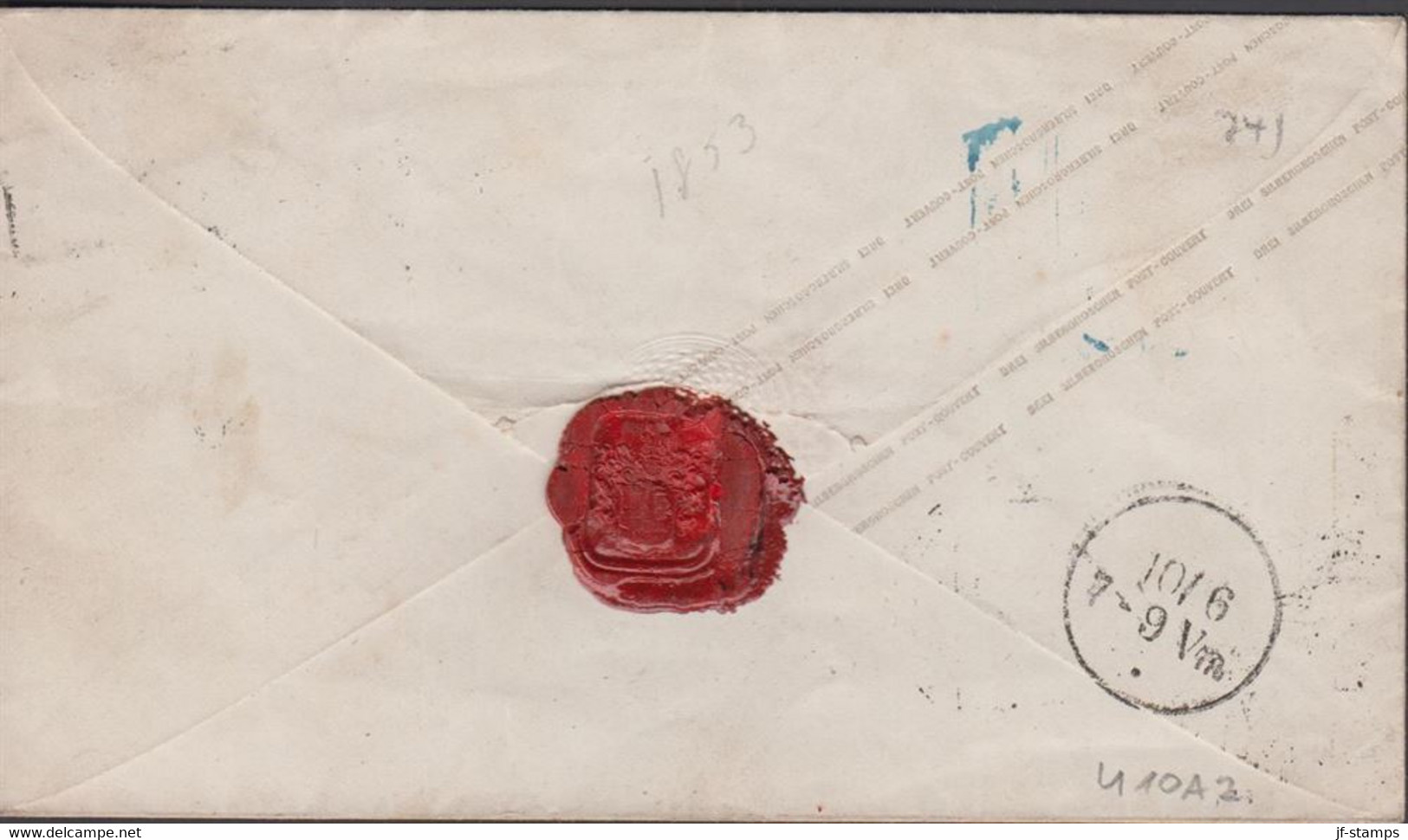 186?. PREUSSEN. König Friedrich Wilhelm IV. 3 DREI SILBER GROSCHEN Envelope To Berlin Cancelled POSEN 9 6 ... - JF432958 - Postwaardestukken