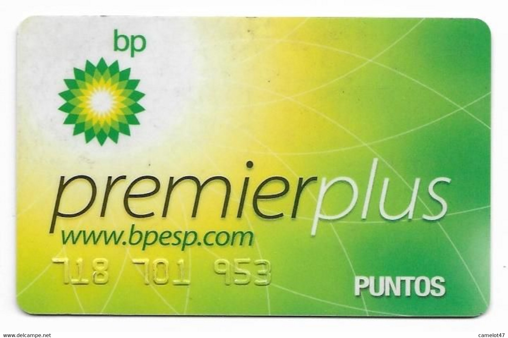 BP Spain, Gas Stations Rewards Magnetic Card, # Bp-2  NOT A PHONE CARD - Oil