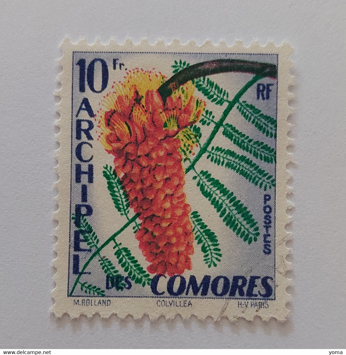 N° 16       Colvilléa  -  Plante - Used Stamps