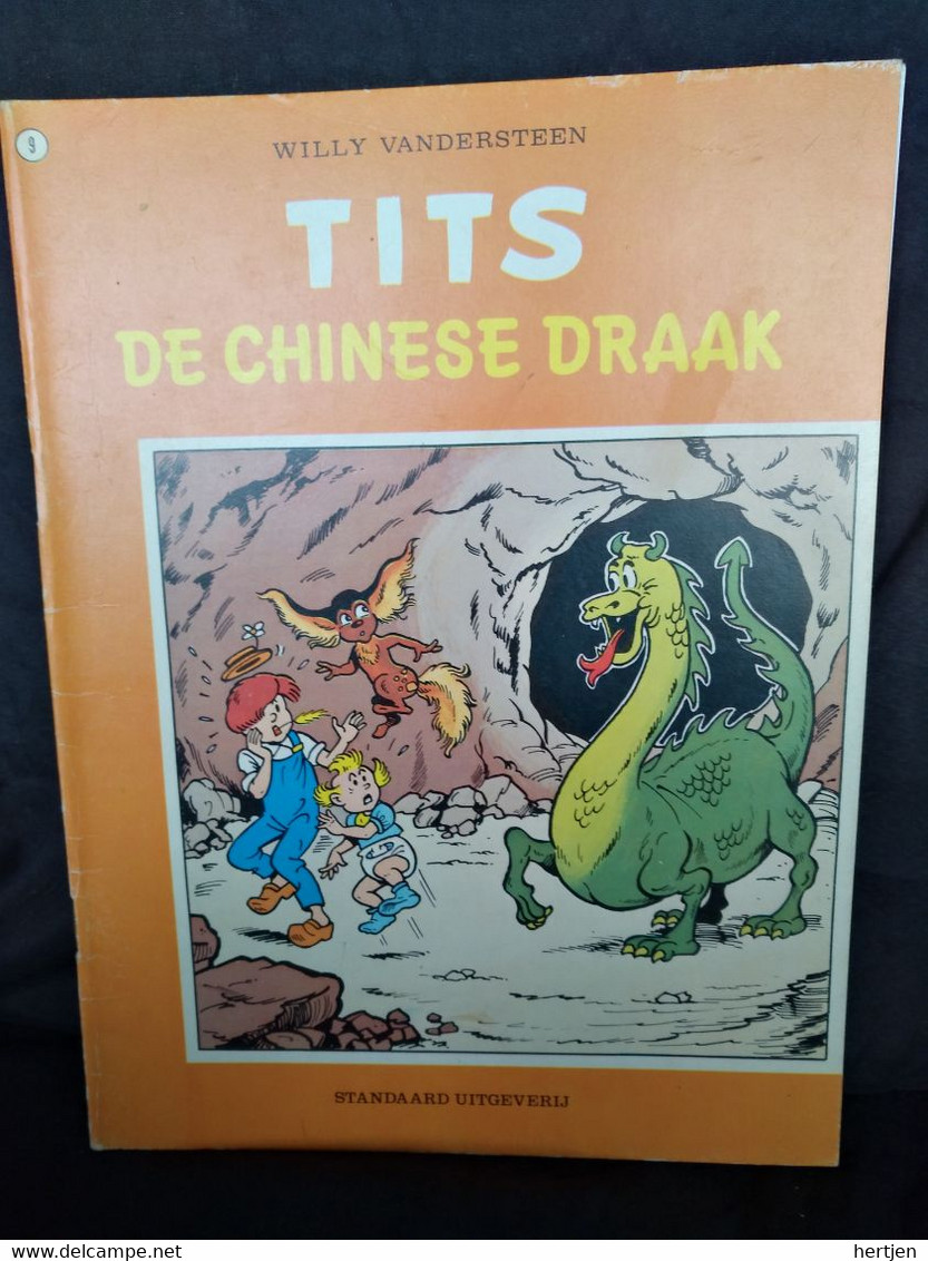 De Chinese Draak / Druk 1 Tits 9 - Willy Vandersteen - Standaard Uitgaven - Tits