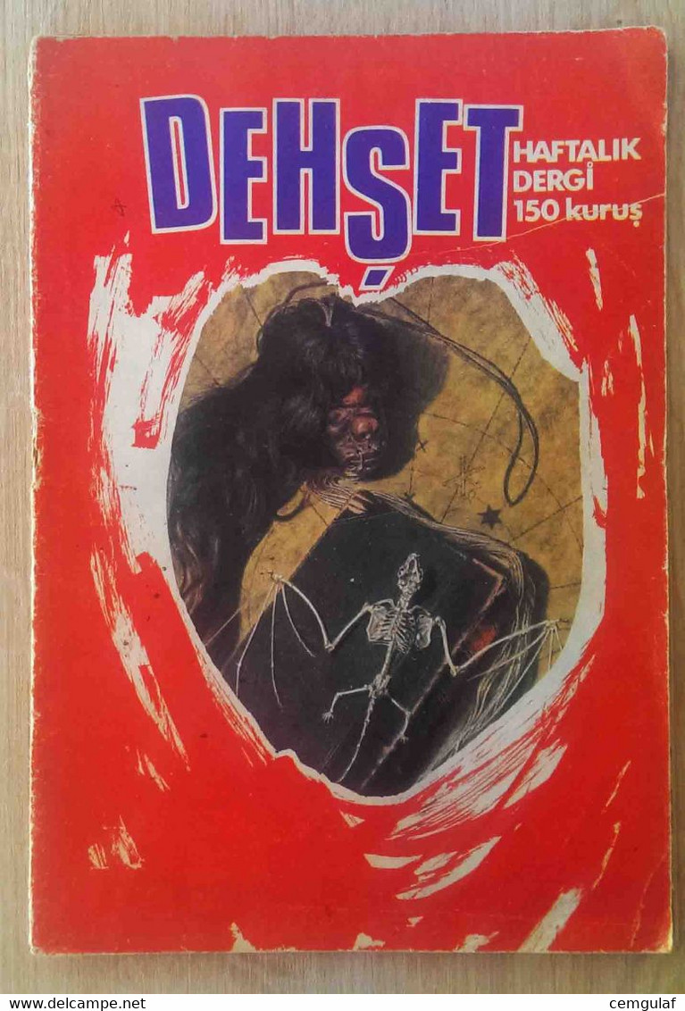 Horror Comics Turkish Edition VINTAGE MAGAZINE / DEHŞET  Haftalık Dergi  Nisan 1971 Sayı:1 - BD & Mangas (autres Langues)