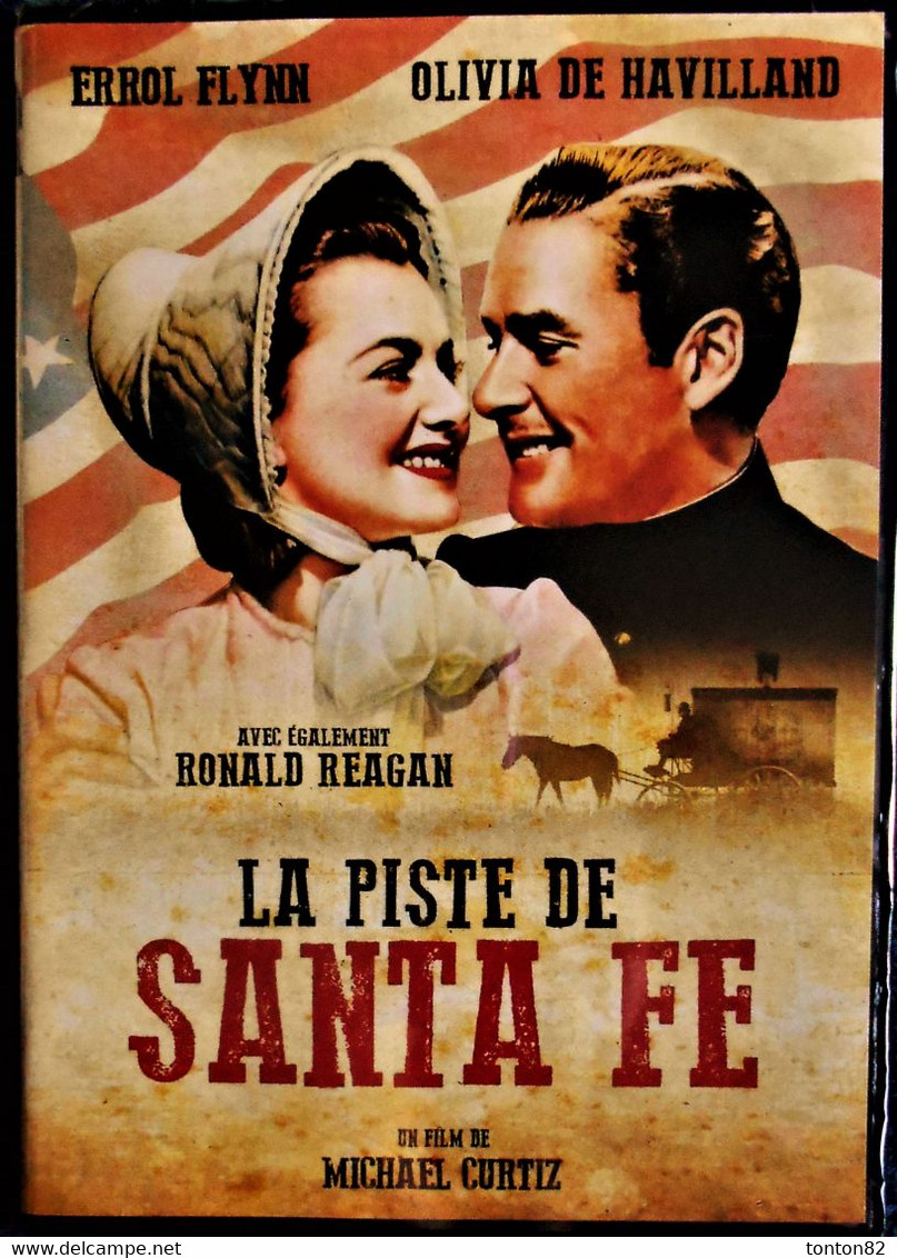 La Piste De Sant Fe - Errol Flynn - Olivia De Havilland  Et RONALD REAGAN . - Western