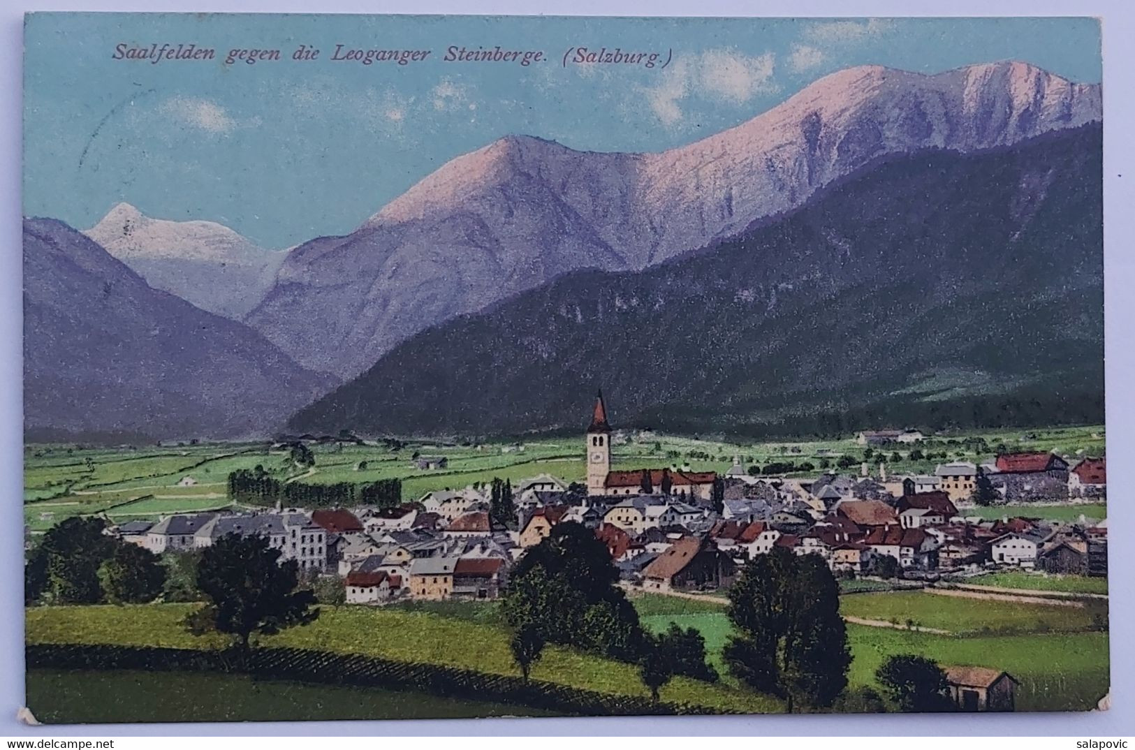 Austria, Saalfelden Gegen Die Leoganger Steinberge 1916 - Saalfelden