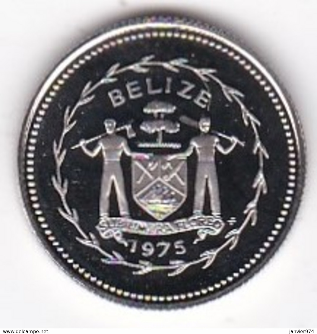 Belize, 10 Cents 1975 , Oiseau, Elizabeth II, En Cupronickel, KM# 48, UNC, Neuve - Belize