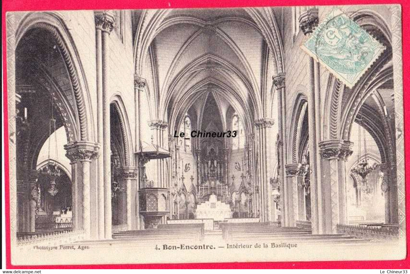 47 - BON-ENCONTRE---Interieur De La Basilique - Bon Encontre