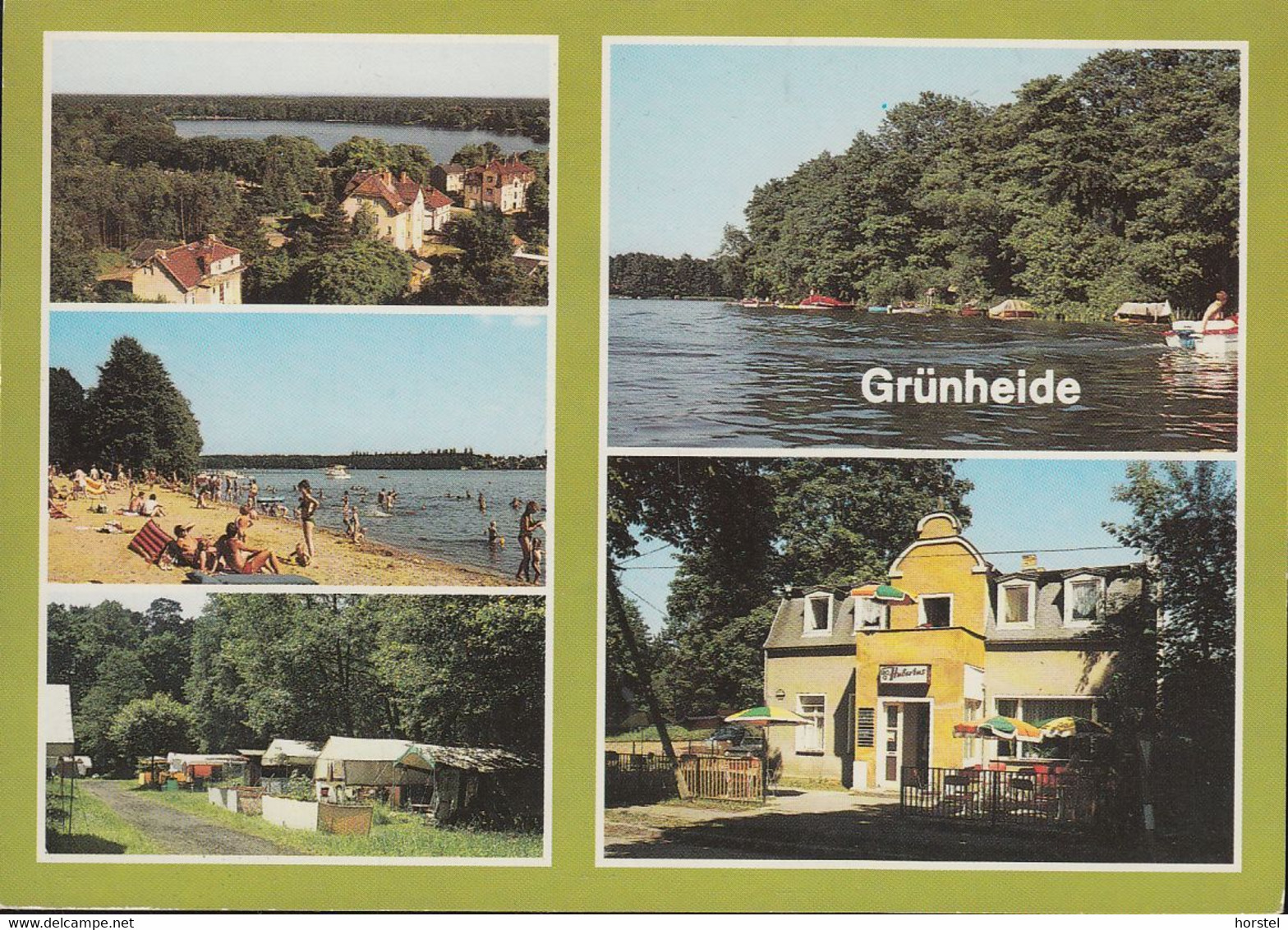 D-15537 Grünheide - HO-Gaststätte "Hubertus" - Campingplatz E/38 - Nice Stamp - Gruenheide