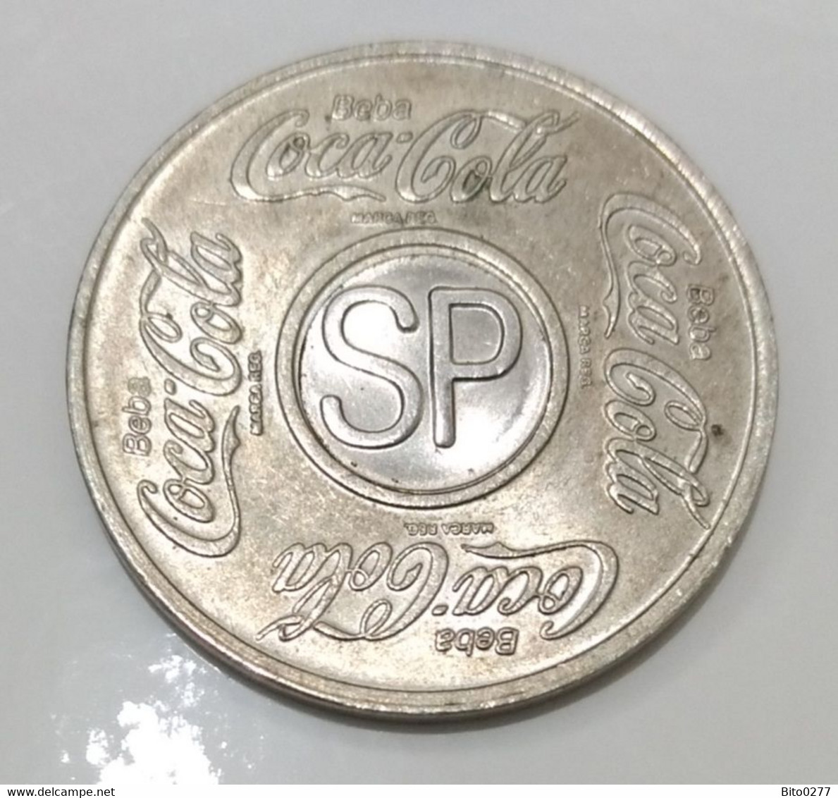 Soda Machines Brazil Coin Coca-Cola SP - Schilder