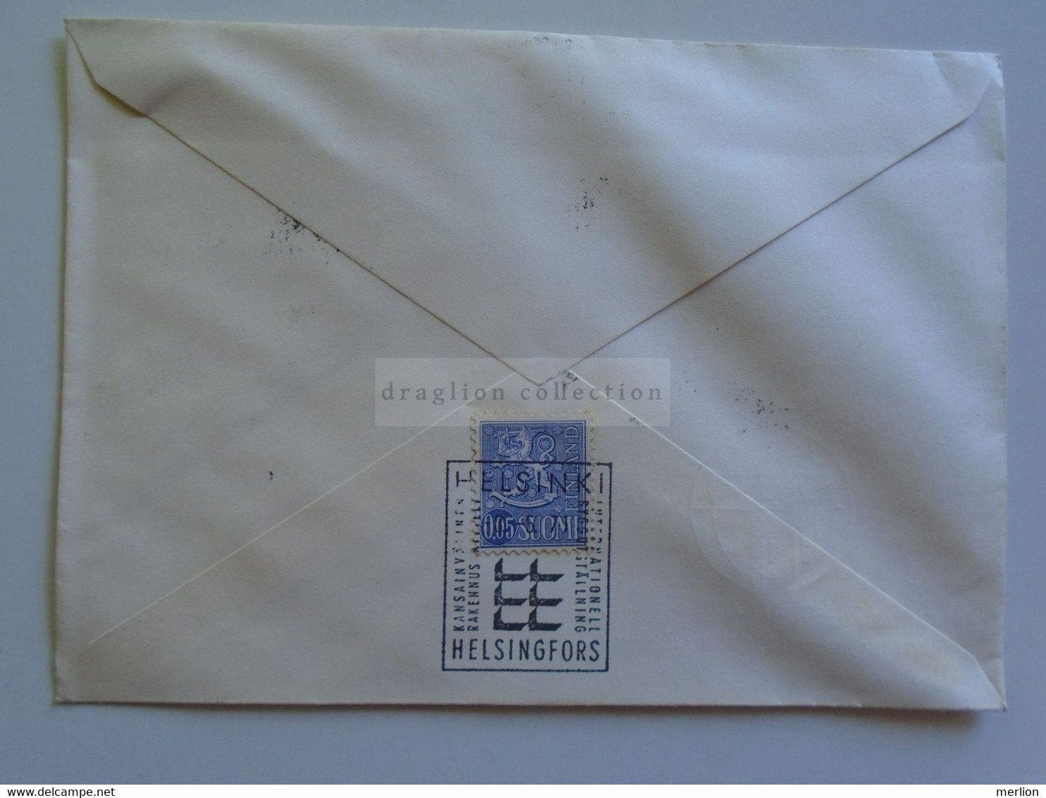 D179751  Suomi Finland Registered Cover - Cancel  Helsinki Helsingfors 1971    Sent To Hungary - Briefe U. Dokumente