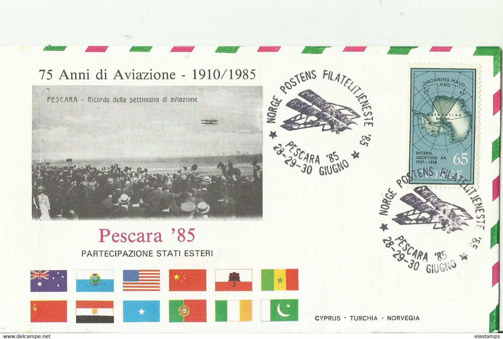 NO CV 1985 - Storia Postale