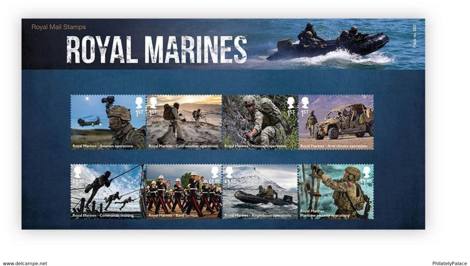 GB UK New 2022 Royal Marines , Presentation Pack MNH, Commando , Climate Operation , World War (**) Great Britain - Zonder Classificatie