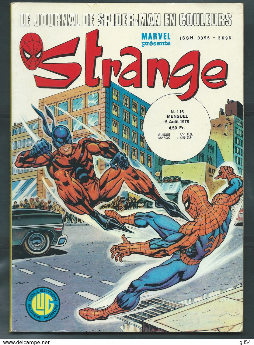 Spider-Man Strange N° 116 AOUT 1979 Collection LUG -  TBE-   Fau 13903 - Strange