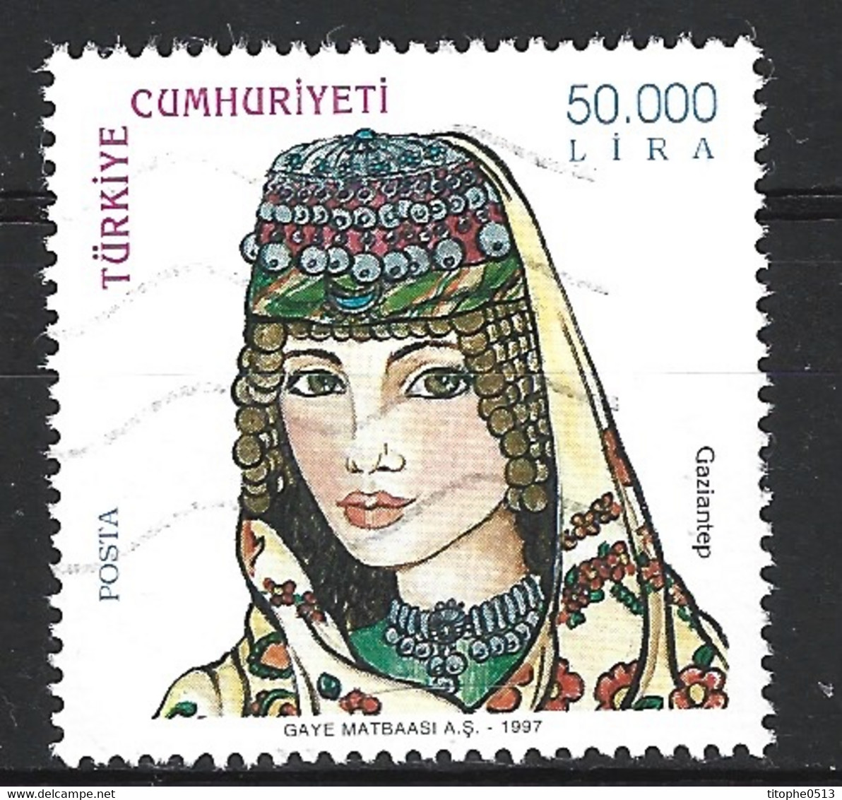 TURQUIE. N°2868 Oblitéré De 1997. Coiffure. - Used Stamps