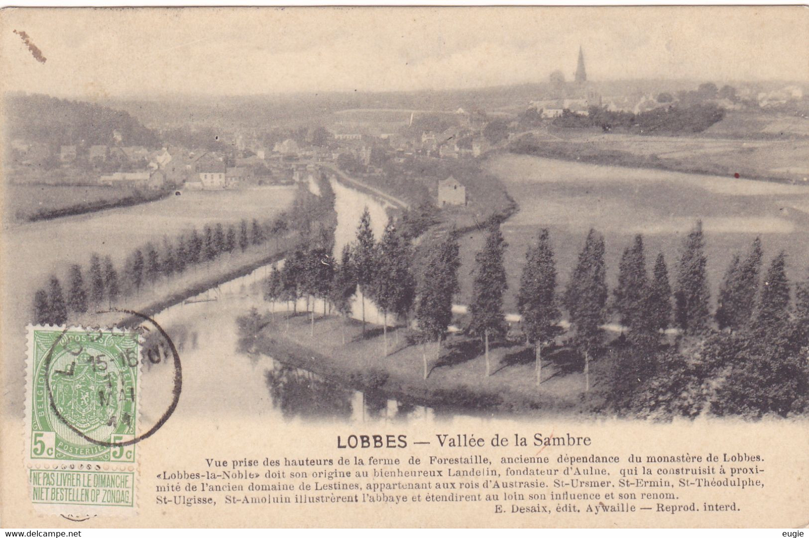 1523/ Lobbes, Vallee De La Sambre, 1911 - Lobbes