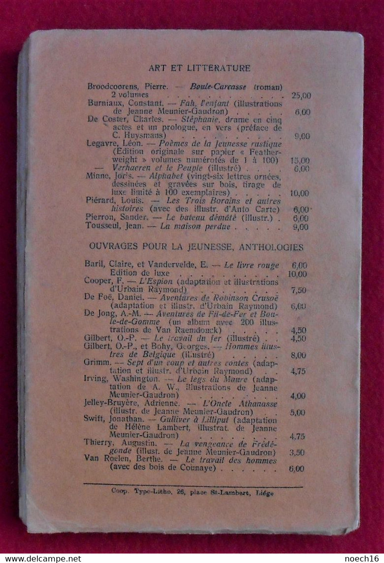 1928 Emile Vandervelde L'Homme Et Son Œuvre - Etudes Politiques Et Sociales - Politique