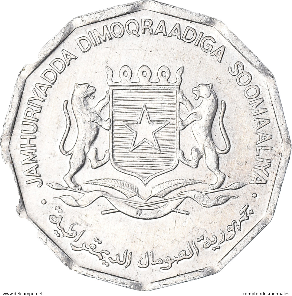 Monnaie, Somalie, 5 Senti, 1976 - Somalië