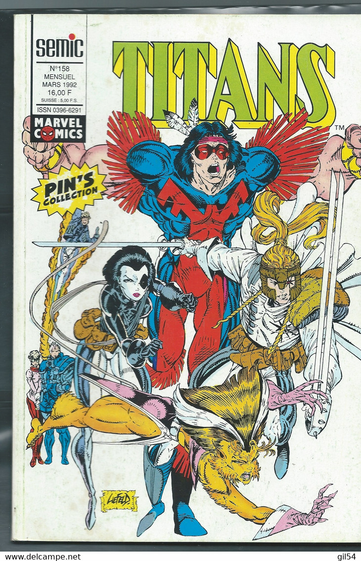 TITANS N° 158 - LUG   Mars  1992 - Fau 14205 - Marvel France