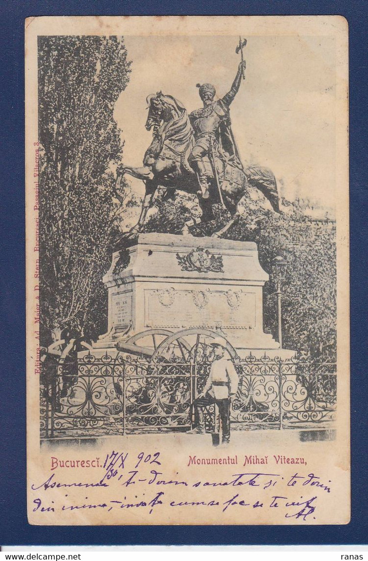 CPA Roumanie Romania Roemenie Circulé Bucarest Voir Dos - Roumanie