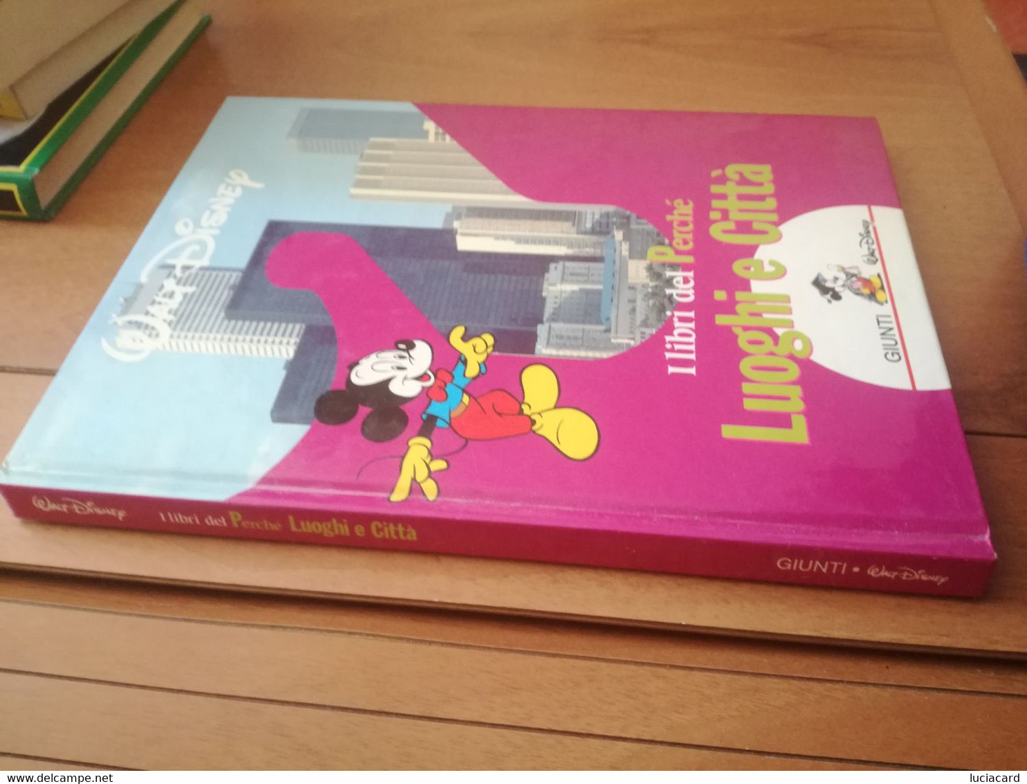 LIBRI DEL PERCHè LUOGHI E CITTà -WALT DISNEY GIUNTI 1989 - Teenagers & Kids