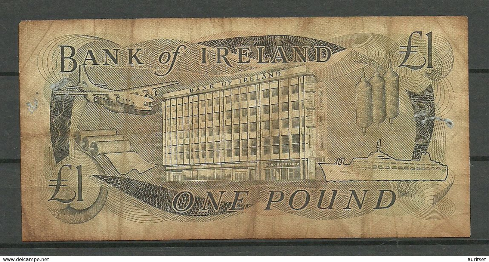 Bank Of IRELAND 1 Pound Sterling, Used Bank Note - Ireland