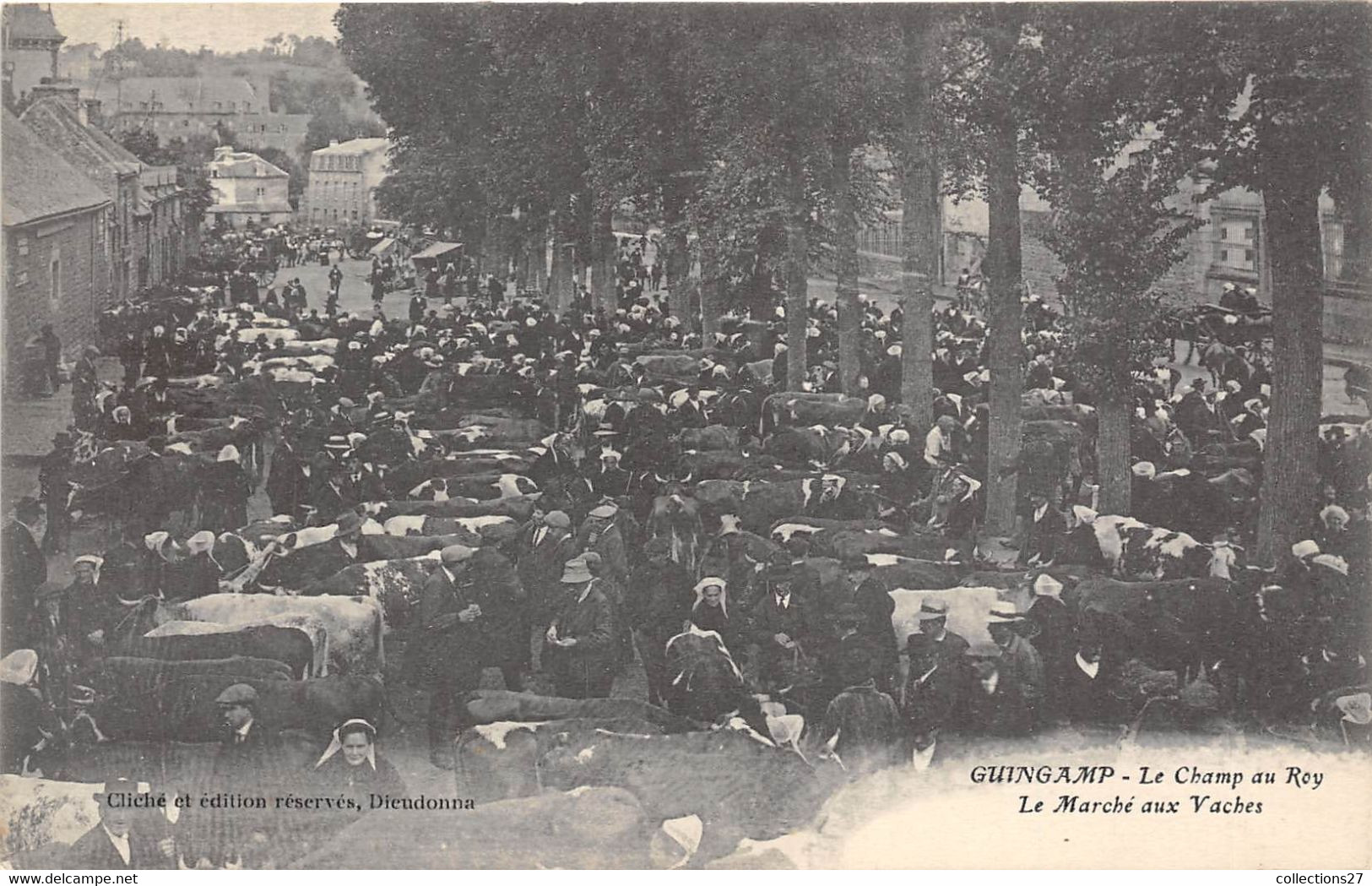 22-GUINGAMP- LE MARCHE AUX VACHES - Guingamp