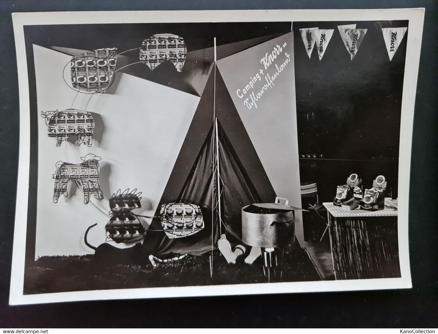 Camping Mit Knorr, Werbe-Foto, Messe-Foto, Sw 15 X 10,5 Cm - Voorwerpen