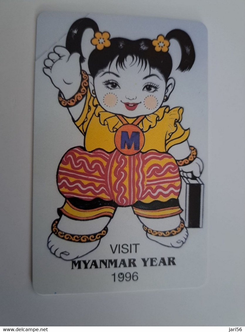 MYANMAR  URMET  SYSTEM   100 UNITS  VISIT MYANMAR YEAR 1996    Fine Used    **11423 ** - Myanmar