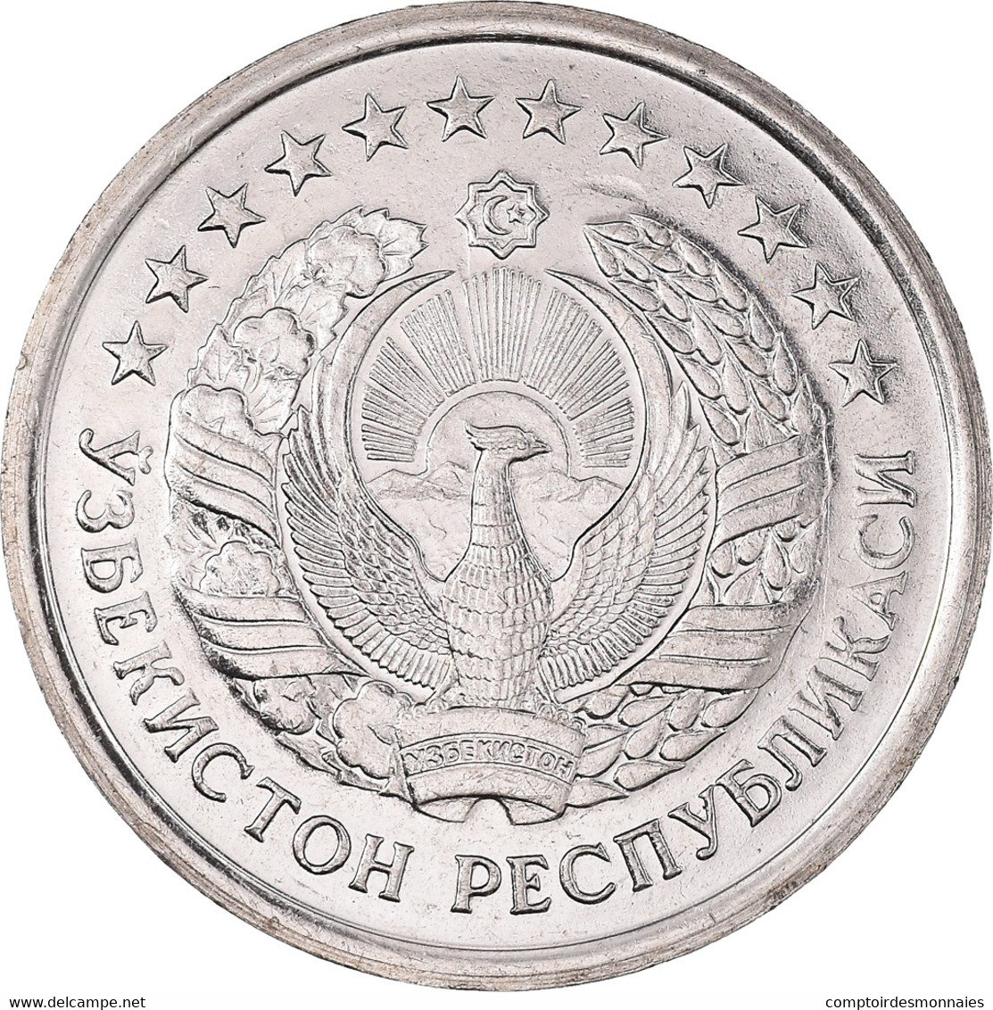 Monnaie, Ouzbékistan, 50 Tiyin, 1994, SUP, Nickel Clad Steel, KM:6.1 - Ouzbékistan