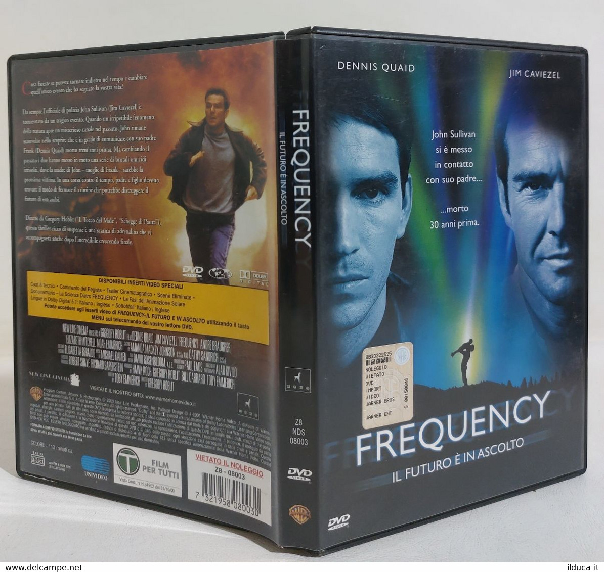 I108684 DVD - FREQUENCY (2000) - Dennis Quaid / Jim Caviezel - Sci-Fi, Fantasy