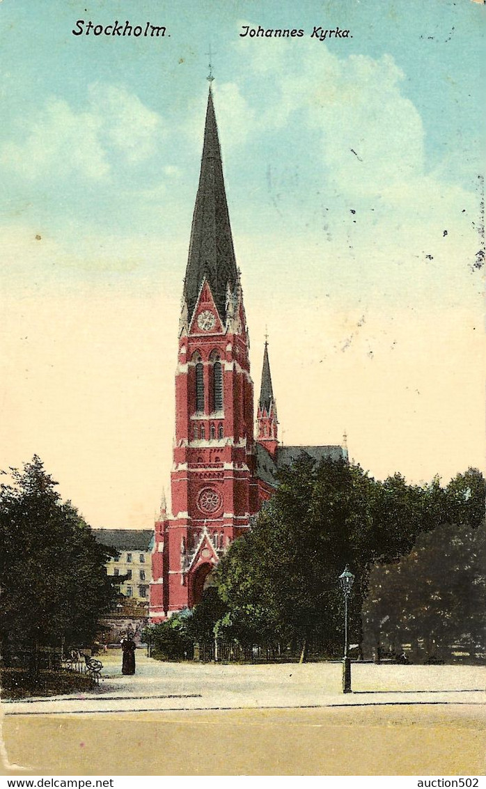 2366PR/ PC Stockholm Johannes Kyrka Canc. Stockholm 16/6/16 > Camp Zeist Arrival Canc. Legerplaats Bij Zeist - Prisonniers