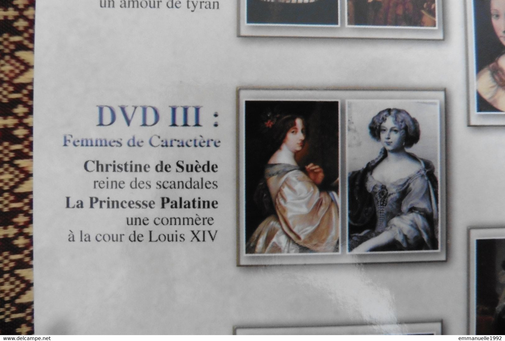 DVD Secrets D'Histoire Stéphane Bern - Christine De Suède - Princesse Palatine - Sans Boitier - Dokumentarfilme