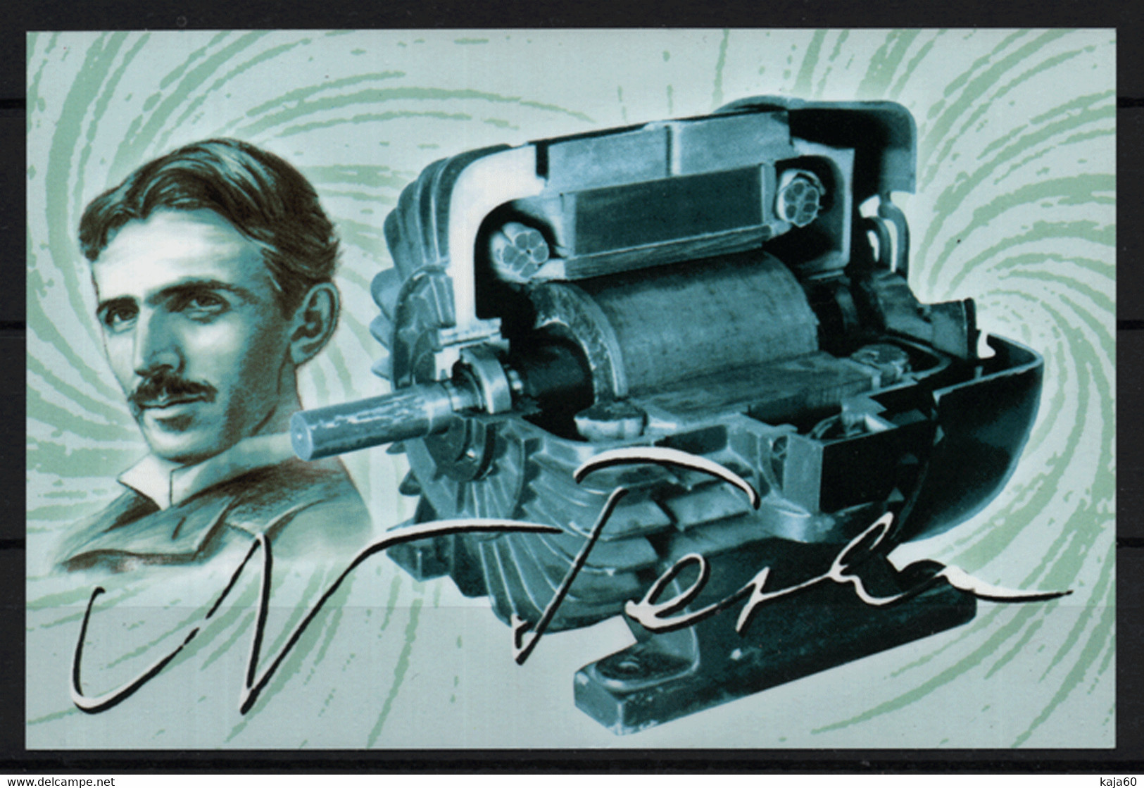06. Yugoslavia Serbia And Montenegro 2006 Nikola Tesla, Postcard - Cartes-maximum