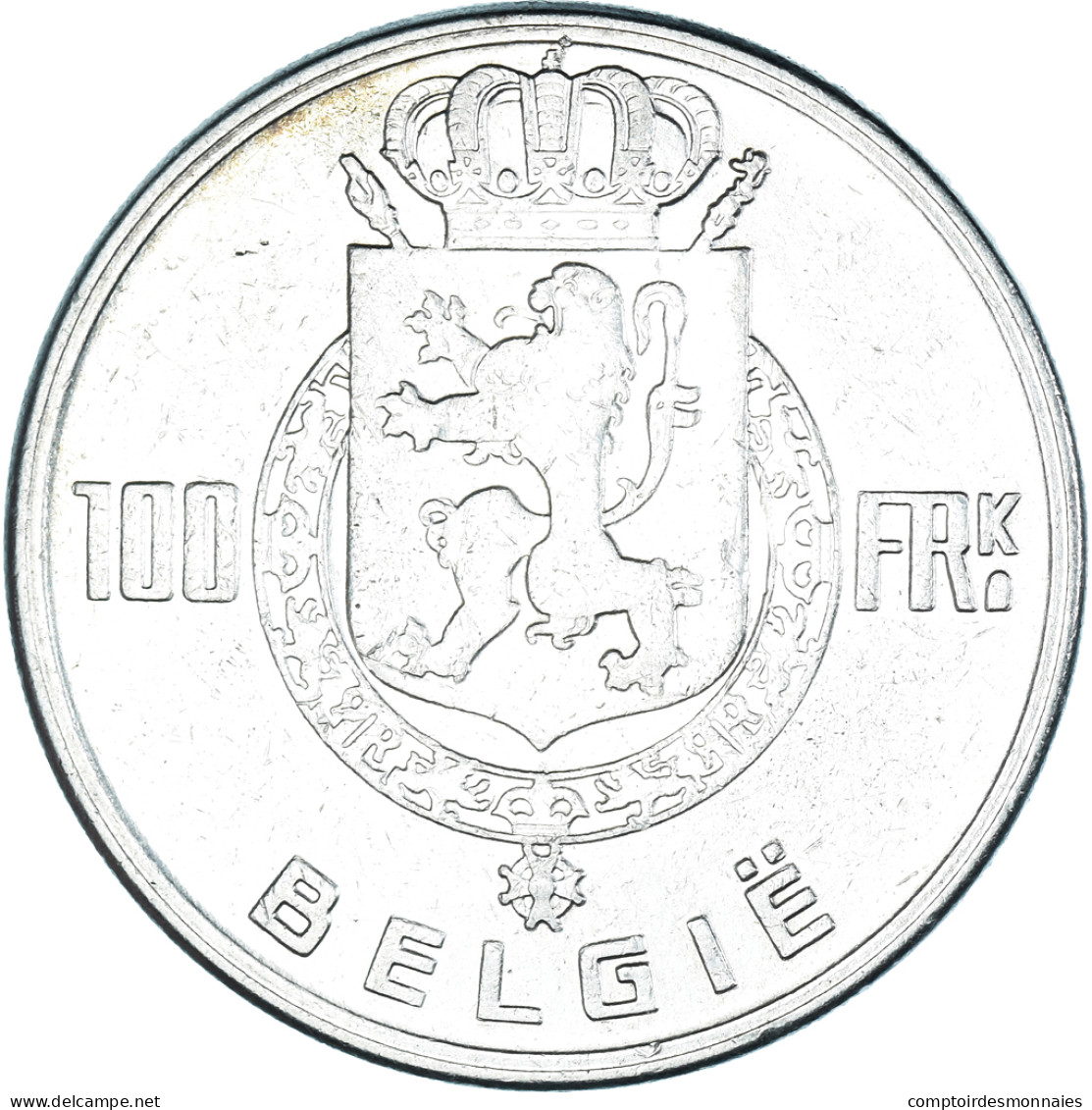 Monnaie, Belgique, Régence Prince Charles, 100 Francs, 100 Frank, 1949 - 100 Franc