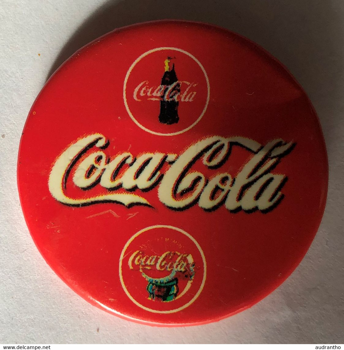 Badge Vintage Publicité Marque COCA-COLA -- MM TENG DA - Sonstige & Ohne Zuordnung