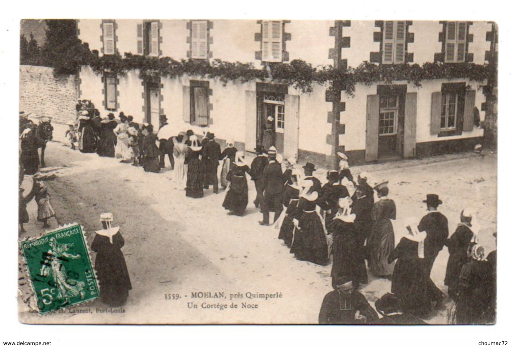 (29) 1529, Moelan, Laurent 3559, Un Cortege De Noce - Moëlan-sur-Mer