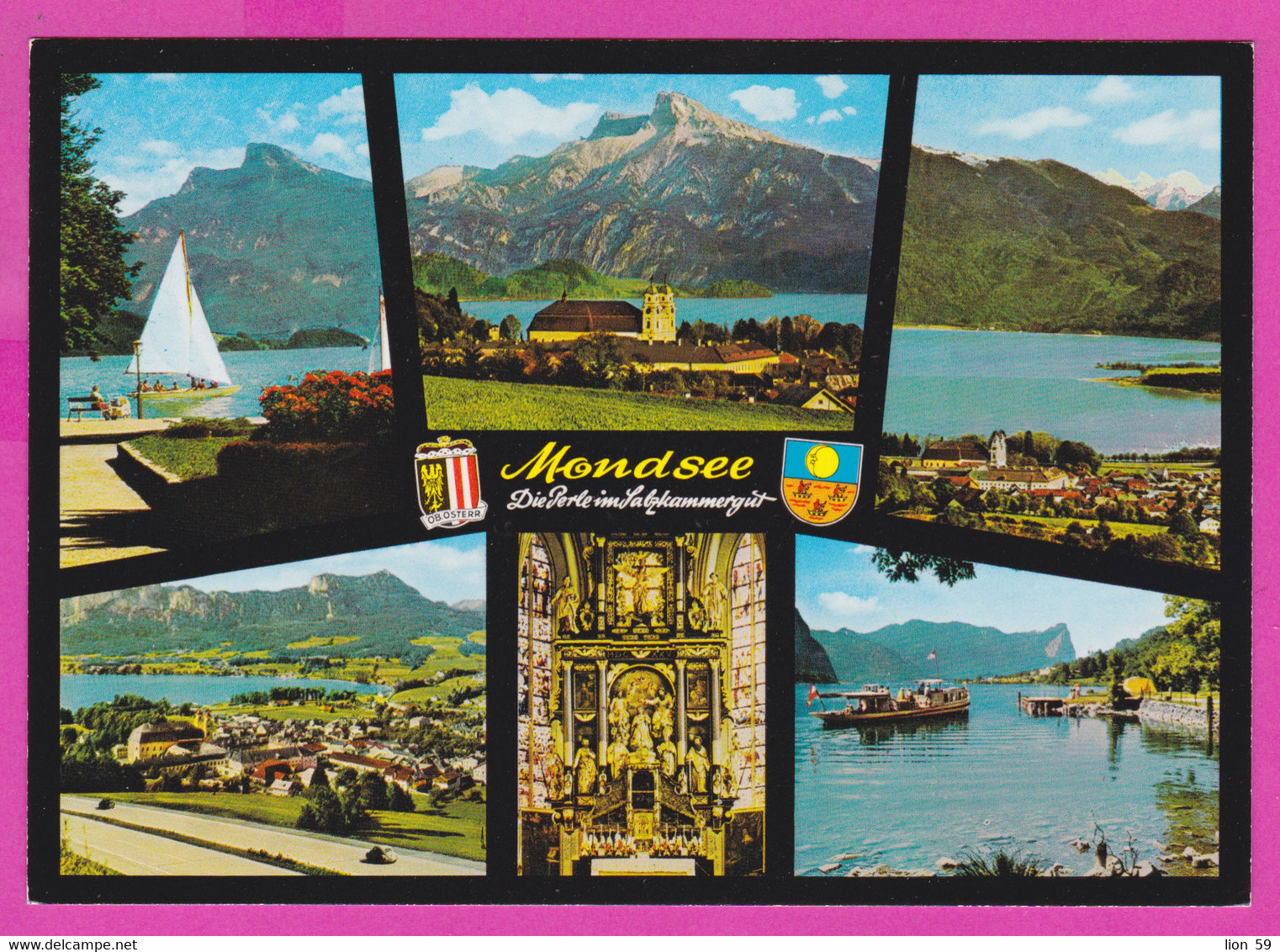 281178 / Austria Mondsee - Sailing  House Ship Lake Mondsee AbbeyThe Sound Of Music  PC 603 Österreich Autriche - Mondsee