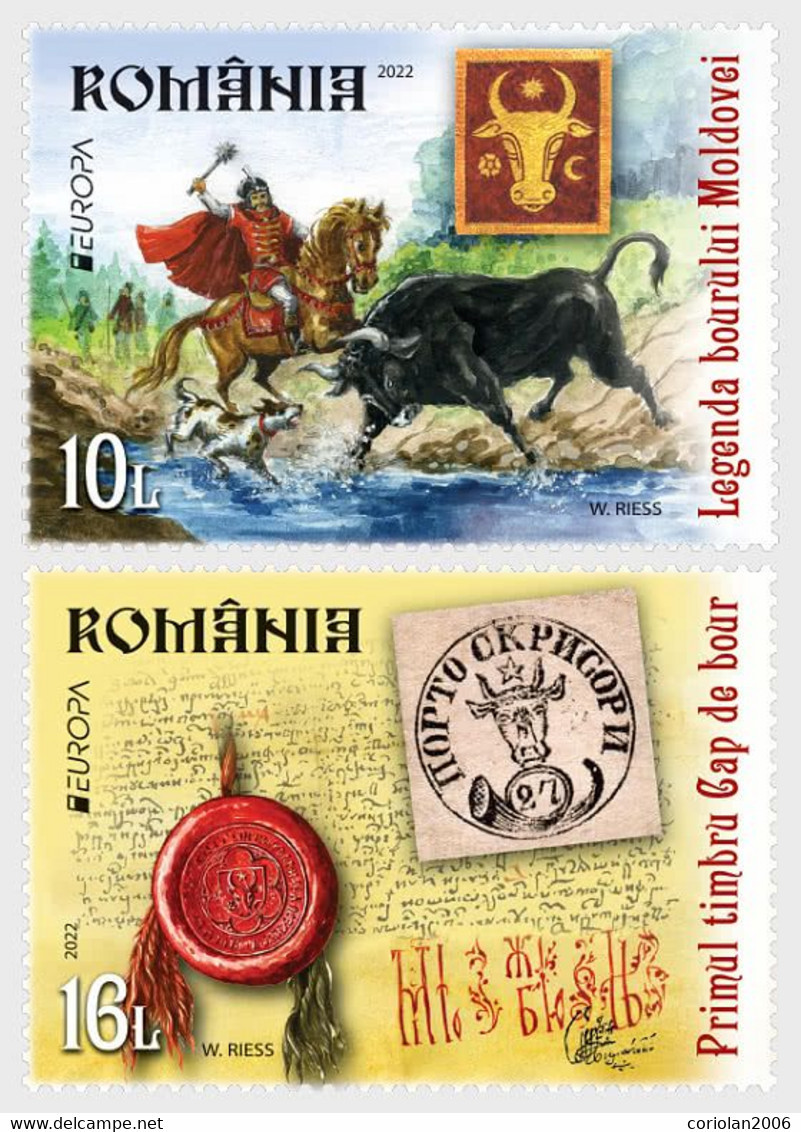 Romania 2022 / Europa CEPT / Set 2 Stamps - Neufs