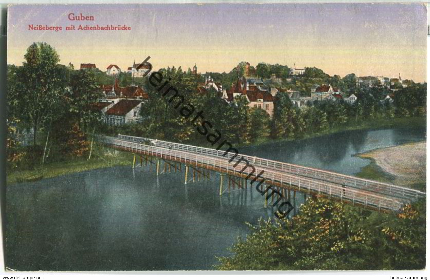 Guben - Neisseberge - Achenbachbrücke - Guben