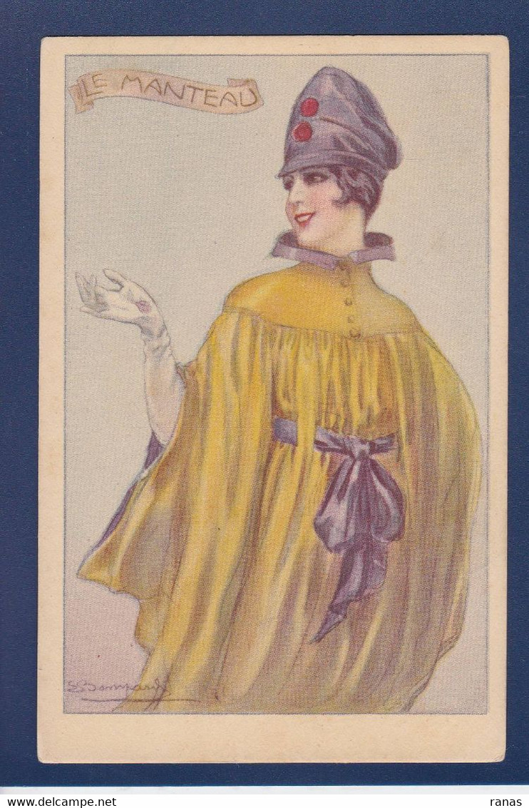 CPA BOMPARD Illustrateur Italien Art Déco Femme Woman Non Circulé 931-1 - Bompard, S.