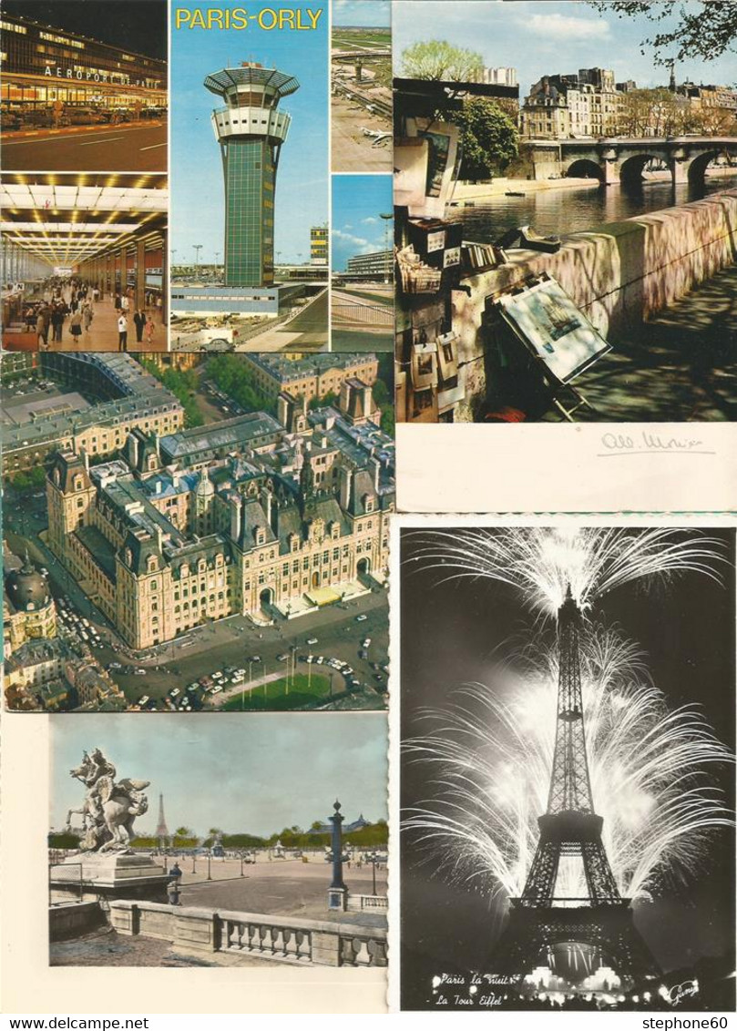 1lo - A570 PARIS - Gros Lot 1400 CPM  Quelques CPSM - - 500 Postcards Min.