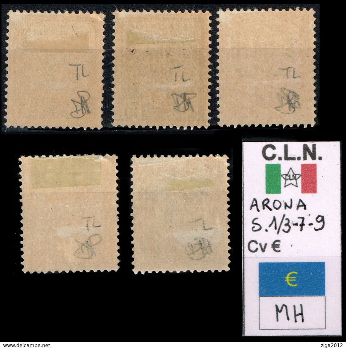 ITALY 1945 C.L.N. ARONA - Comite De Liberación Nacional (CLN)