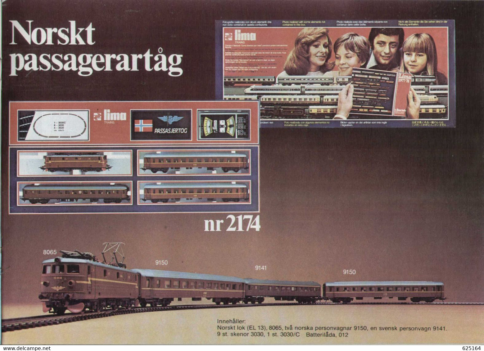 Catalogue LIMA 1977-78 Svensk Utgåva Skala HO /87 - N 1/160-  O 1/45  - En Suédois - Non Classés