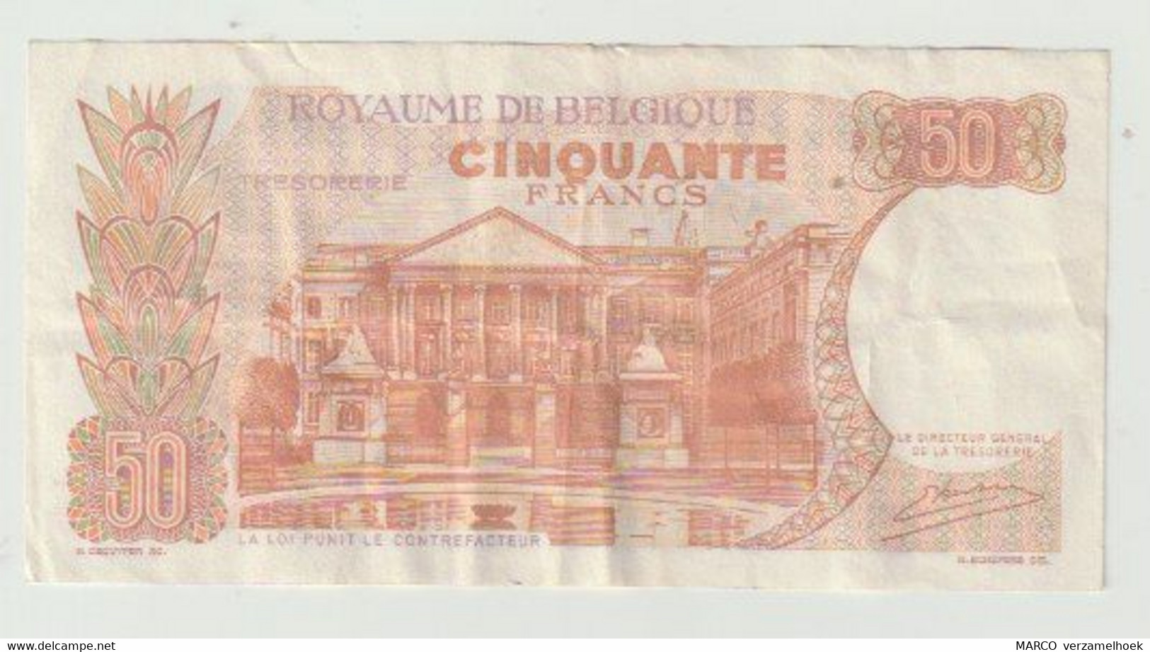 Used Banknote Belgie-belgique 50 Frank 1966 - Altri & Non Classificati
