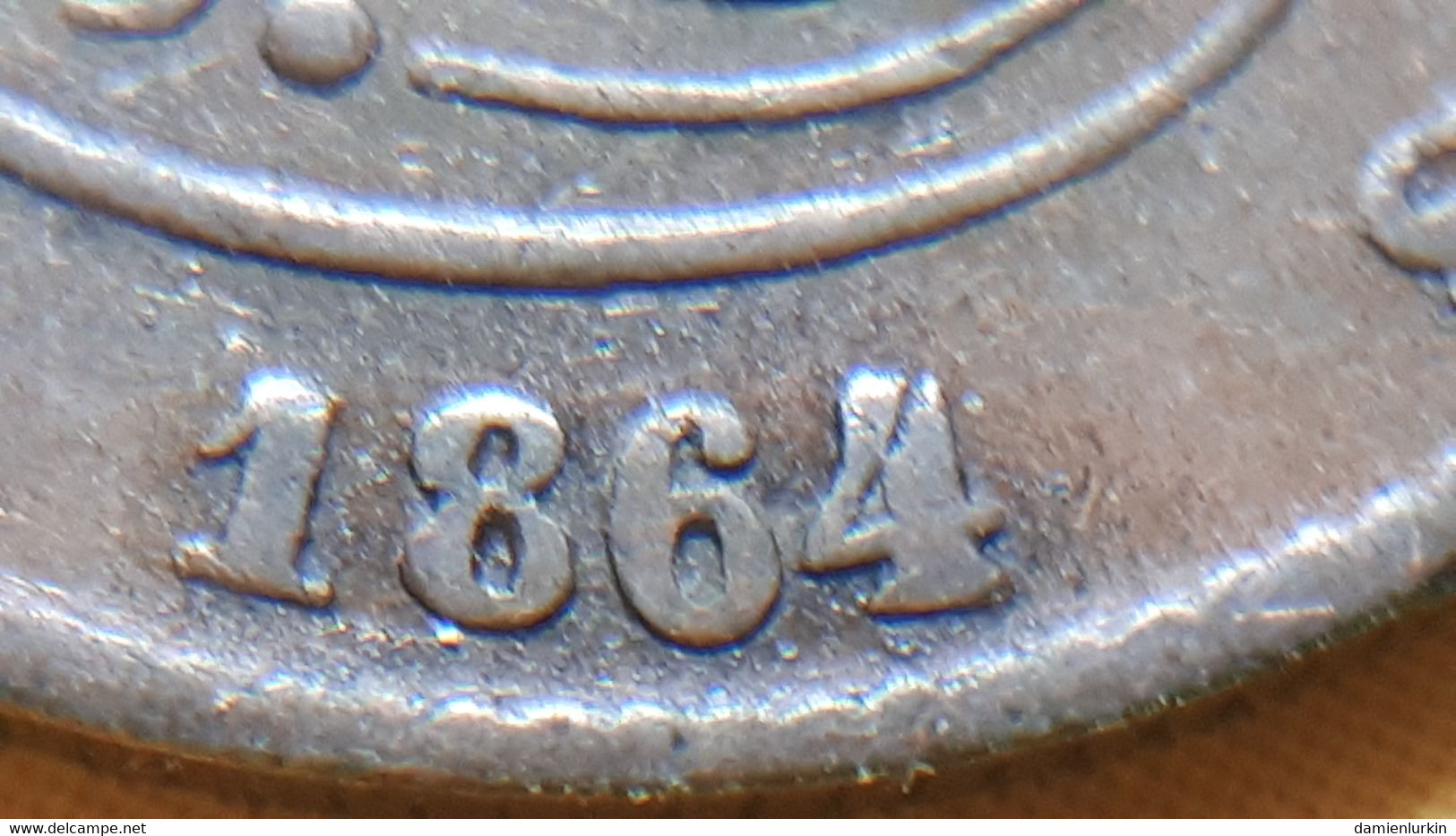 BELGIQUE LEOPOLD PREMIER 2 CENTIMES 1864 COTES : 3.5€-10€-30€-60€ - 2 Cents