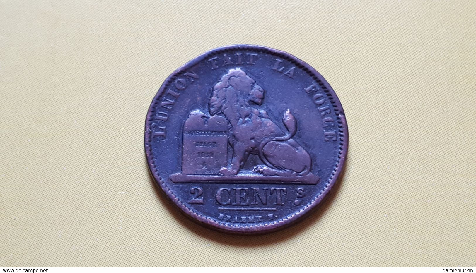 BELGIQUE LEOPOLD II  2 CENTIMES 1873 COTES : 1€-4€-12€-30€ - 2 Centimes