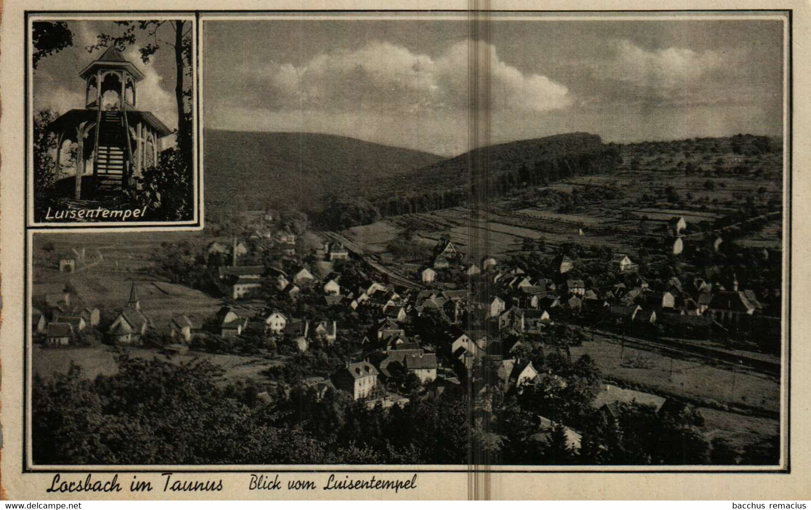 LORSBACH Im Taunus  Blick Vom Luisentempel  FELDPOST-KARTE - Hofheim