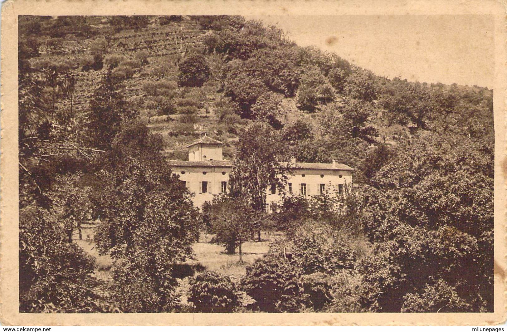 30 Gard Vue Générale Des Bâtiments Du Camp Des Cévennes Près De Sumène - Sumène